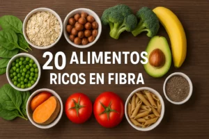 20 alimentos ricos en fibra